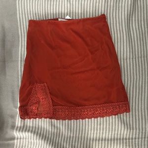 Velvet urban outfitters skirt